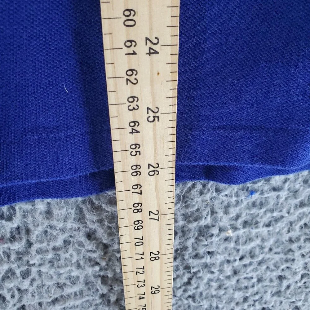 Polo Ralph Lauren Shirt Mens Large Blue Custom Slim Fit Classic Polo